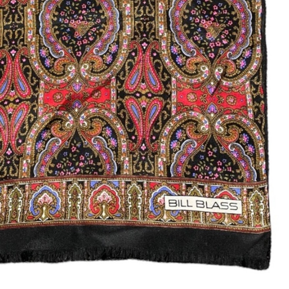 Bill Blass 100% silk vintage scarf